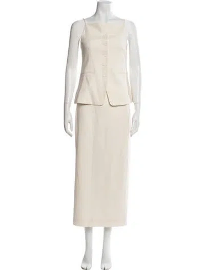 Pre-owned Staud Skirt Set In Neutral