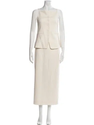Pre-owned Staud Skirt Set In Neutrals