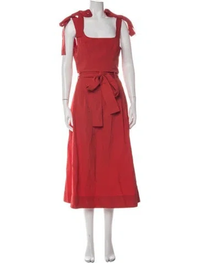 Pre-owned Staud Skirt Set In Red