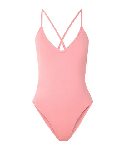 Staud Skya Swimsuit In Pink