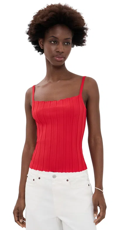 Staud Skye Tank Tomato In Red
