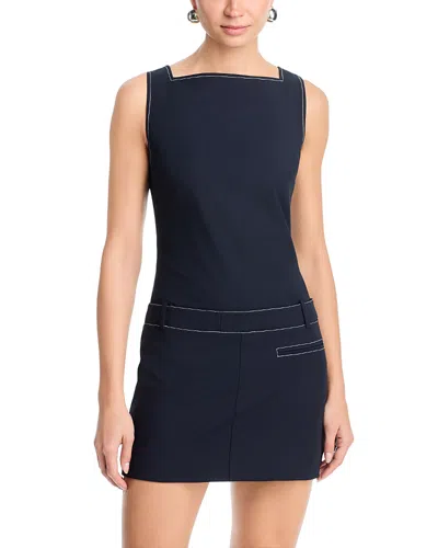 Staud Skyla Dress In Blue