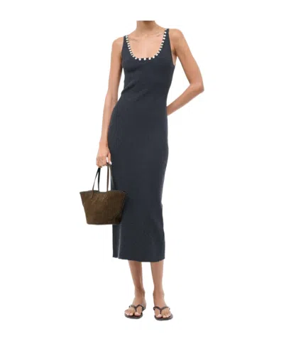 Staud Sleeveless Dress In Black