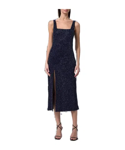Staud Sleeveless Dress In Black