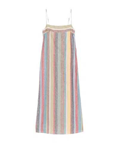 Staud Sleeveless Dress In Multi