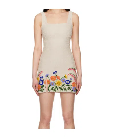 Staud Sleeveless Dress In Neutral