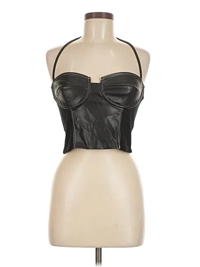 Pre-owned Staud Sleeveless Top Black Strapless Neckline Tops