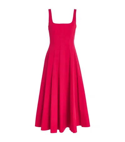 Staud Sleeveless Wells Midi Dress