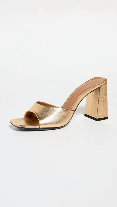 Staud 95mm Sloane Sandals In Gold