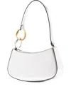 Staud Small Ollie Chain Shoulder Bag In Metallic
