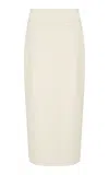 Staud Smith Tailored Midi Column Skirt In Neutral
