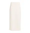 Staud Smith Tailored Midi Column Skirt In White