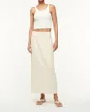Staud Smith Skirt In Ecru In White