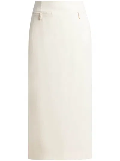Staud Smith Skirt In White