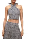 Staud Navy Kai Tank Top In Multi