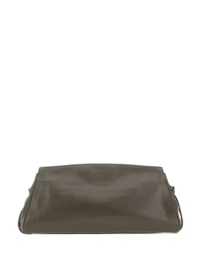 Staud Soft Clutch Bag In Brown