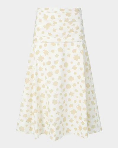 Staud Sol Ditsy Floral Midi Skirt