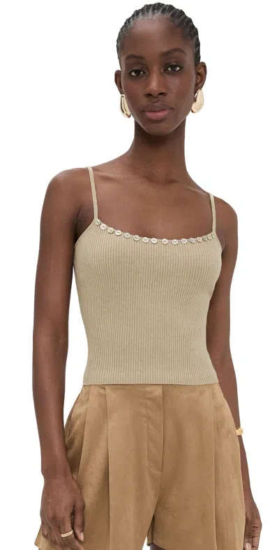 Staud Soleil Tank Fawn In Brown
