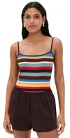 Staud Soleil Tank Market Stripe