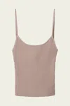 Staud Soleil Tank Top In Taupe