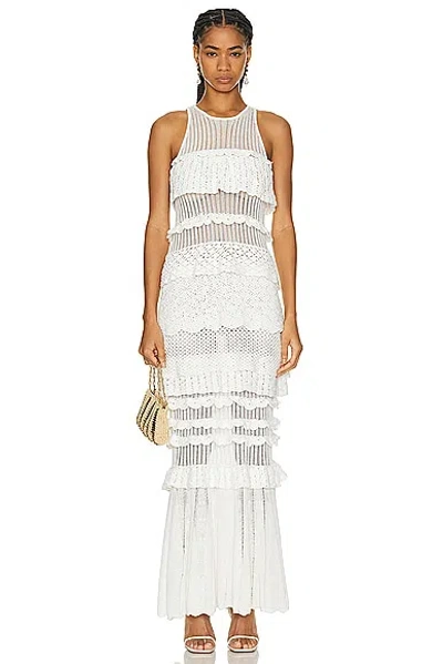 Staud Sorrento Dress In White