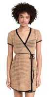 Staud Spritz Dress Natural In Natural