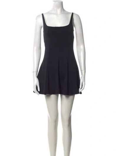 Pre-owned Staud Square Neckline Jumpsuit In Blue