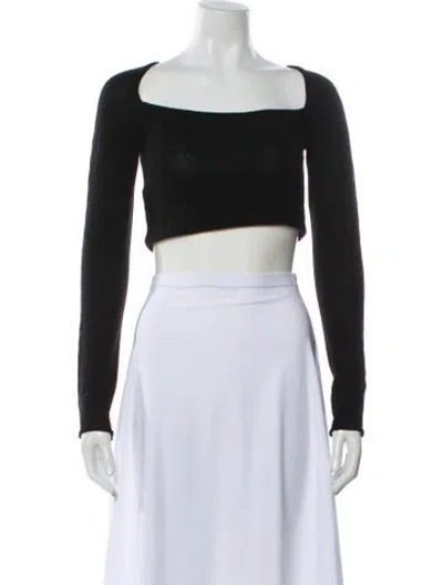 Pre-owned Staud Square Neckline Sweater In Multi