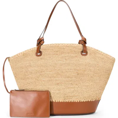 Staud Squillo Raffia Tote