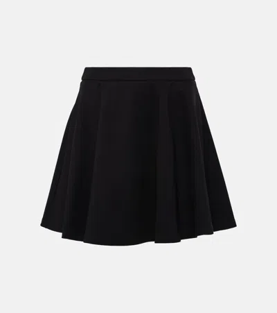 Staud Mini Sea Cotton Mini-skirt In Black