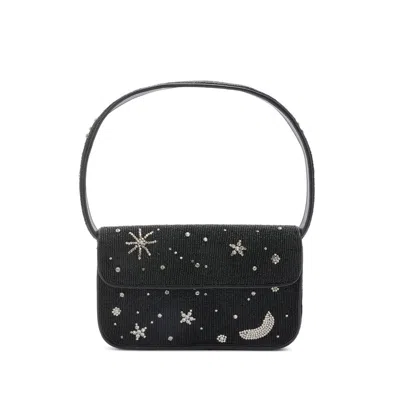Staud Starry Night Shoulder Bag In Black