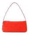 Staud Strada Suede Shoulder Bag In Red