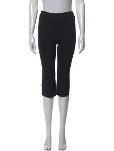 Pre-owned Staud Straight Leg Pants In Black