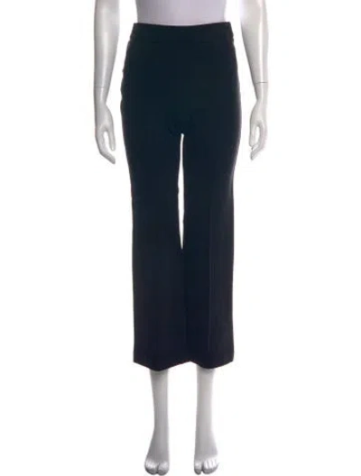 Pre-owned Staud Straight Leg Pants In Black