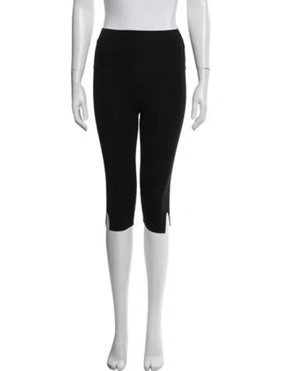 Pre-owned Staud Straight Leg Pants In Black