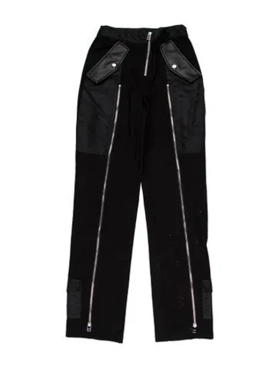 Pre-owned Staud Straight Leg Pants In Blue