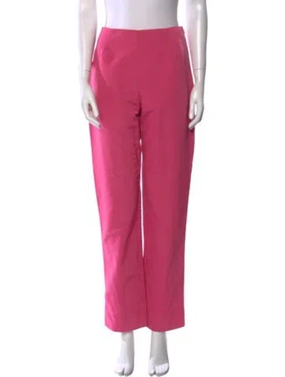 Pre-owned Staud Straight Leg Pants In Pink