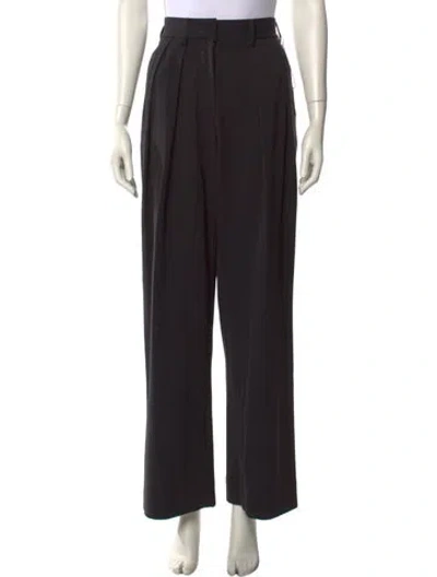 Pre-owned Staud Straight Leg Pants W/ Tags In Black