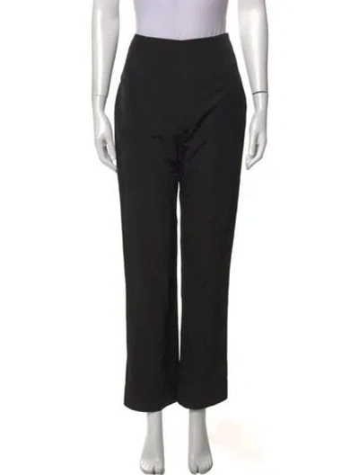 Pre-owned Staud Straight Leg Pants W/ Tags In Black