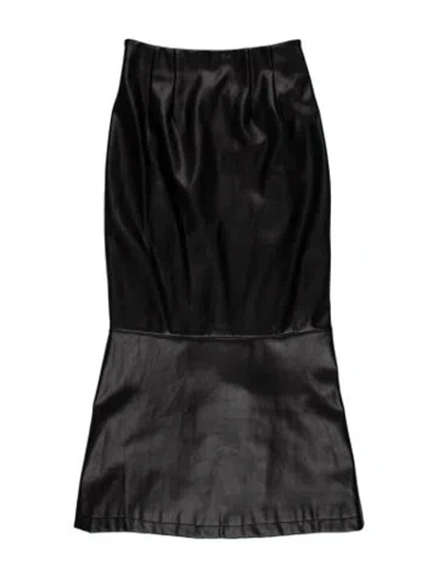 Pre-owned Staud Strapless Mini Dress In Black