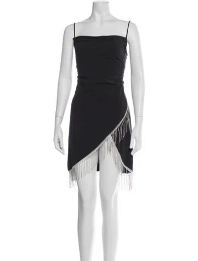 Pre-owned Staud Strapless Mini Dress W/ Tags In Black