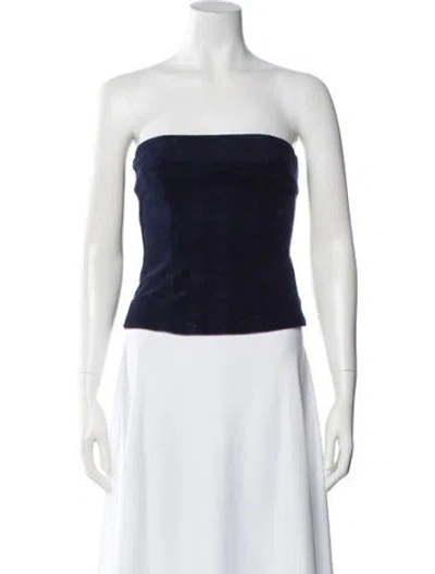 Pre-owned Staud Strapless Top In Multi