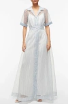 Staud Millie Dress In Ivory Micro Stripe | ModeSens