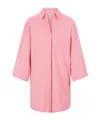 Staud Nico Dress Montauk Stripe In Pink