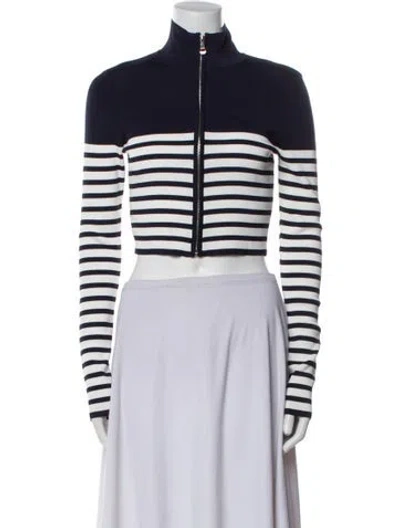 Pre-owned Staud Striped Jacket In Multi