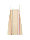 Staud Striped-pattern A-line Mini Dress In Multi