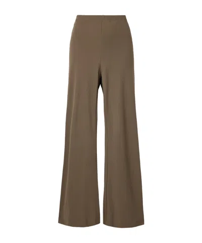 Staud Stroll Casual Pants In Brown