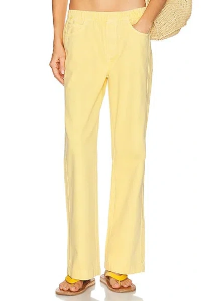 Staud Stroll Straight Leg In Yellow