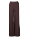 Staud Stroll Trousers In Brown