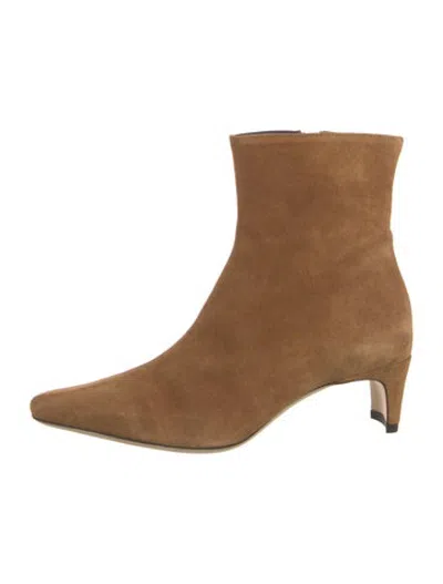 Pre-owned Staud Suede Boots In Brown